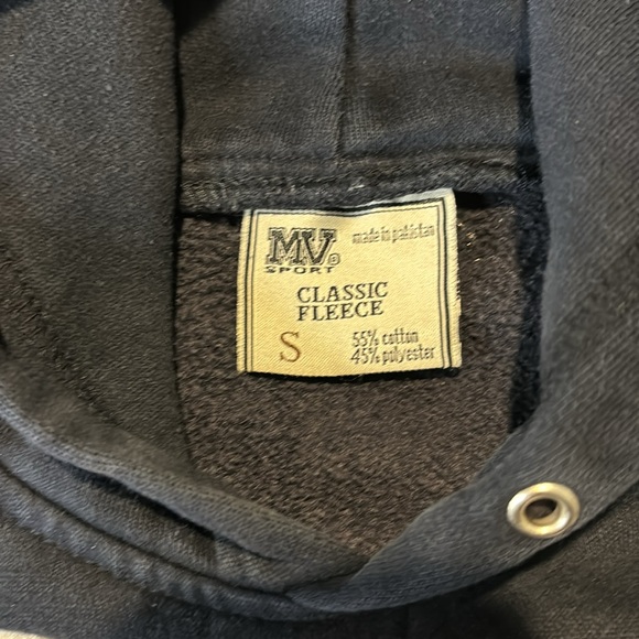 Men’s MV sport classic fleece hoodie size small “wrigley field” color navy - Picture 3 of 6